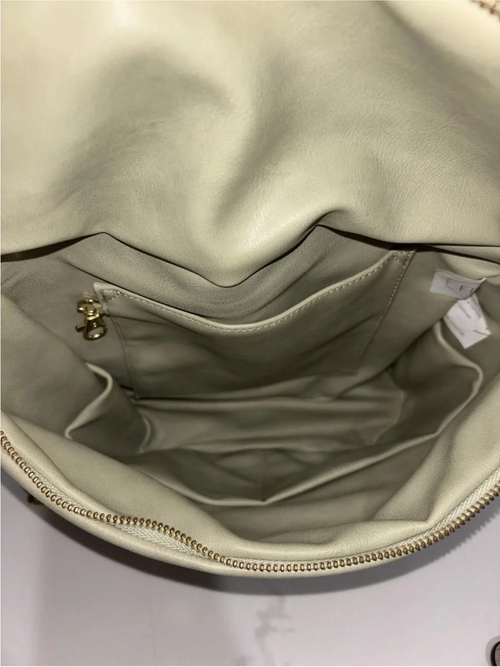 NEW Fawn Design The Original Diaper Bag, Backpack, Purse w crossbody strap Green